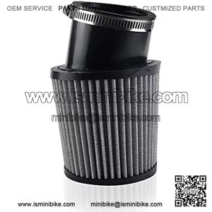 62mm 2-7/16" Inlet Air Filter - by HuthBrother , Compatible with 6.5 HP GX160 GX200, Predator 212cc Engine Go Kart Clone 196cc Trailmaster mid XRX Robin Go Karts Cart Trail CT200U bt200 Mini Bike (2)