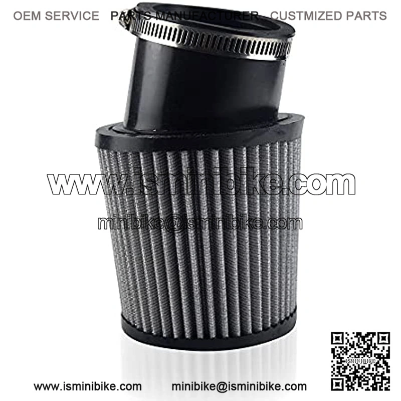 62mm 2-7/16" Inlet Air Filter - by HuthBrother , Compatible with 6.5 HP GX160 GX200, Predator 212cc Engine Go Kart Clone 196cc Trailmaster mid XRX Robin Go Karts Cart Trail CT200U bt200 Mini Bike (2)