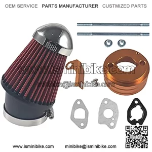 Replacement Inlet Air Filter Kit for Go Karts & Mini Bikes with 212cc 6.5HP Predator Engine