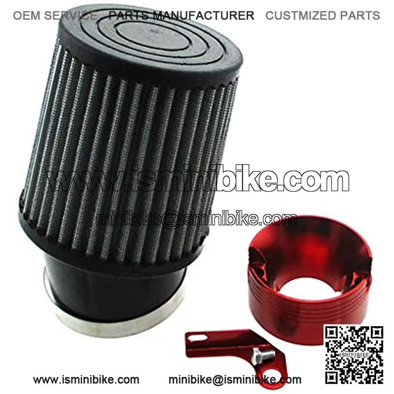 Air Filter Red Adapter For Honda 11Hp 13Hp GX340 GX390 Clone Engine Go Kart Predator 301cc 420cc Golf Carts Mud Boats Lawnmowers Minibikes Powered Paragliders GX270s 13/15hp Chinese OHVs - Image 5