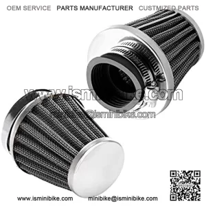 2PCS 1 3/8" 35mm Motorcycle Air Filter for ATV Dirt Bike Pocket Mini bikes
