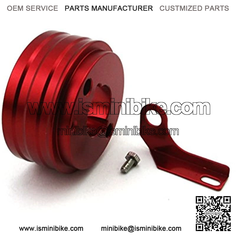 Red Air Filter Adapter Stack for 6.5 HP Honda Clone GX160 GX200 Engine Go Kart - Image 3