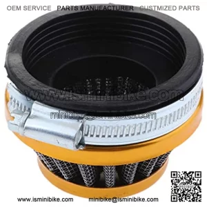 1 Piece 58mm Motorcycle Air Filter Cleaner Mini Moto Air Filter for Dirt Motorcycle, Motorized Bike