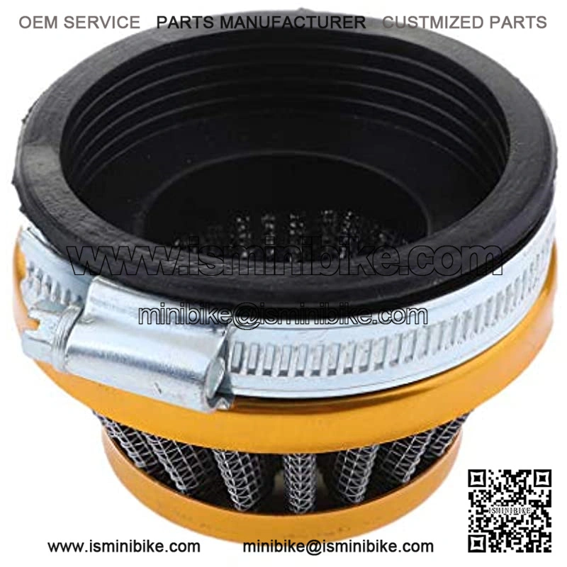 1 Piece 58mm Motorcycle Air Filter Cleaner Mini Moto Air Filter for Dirt Motorcycle, Motorized Bike