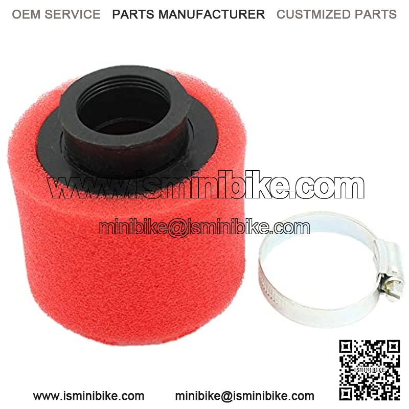 Universal 42mm 1.65inch Red Double Foam Pod Performance Air Filter Compatible forPit Dirt Bike 125cc 150cc 200cc 250cc GY6 Motorcycle ATV Scooter Quad Go Kart Moped Yamaha 41mm 43mm KH400 - Image 3