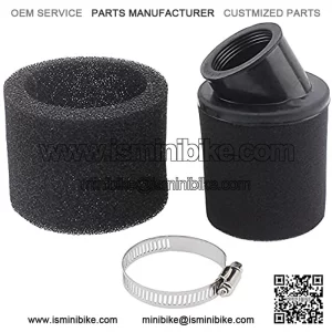Universal 38mm - 40mm Angled Double Foam Pod Air Filter Cleaner 50cc - 125cc