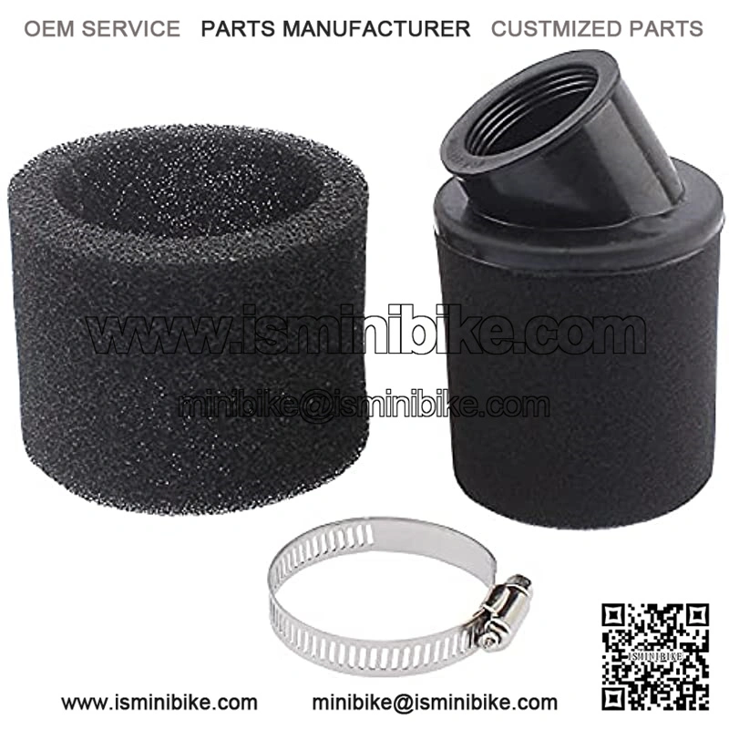 Universal 38mm - 40mm Angled Double Foam Pod Air Filter Cleaner 50cc - 125cc
