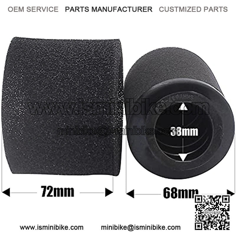 Universal 38mm - 40mm Angled Double Foam Pod Air Filter Cleaner 50cc - 125cc - Image 3