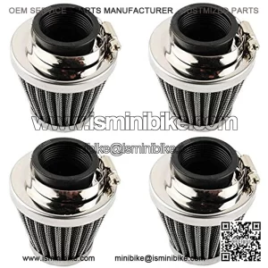 Pack of 4 Universal 35mm Air Filter Cleaner 50cc 70cc 90cc 110cc 125cc Motorcycle ATV Quad Scooter