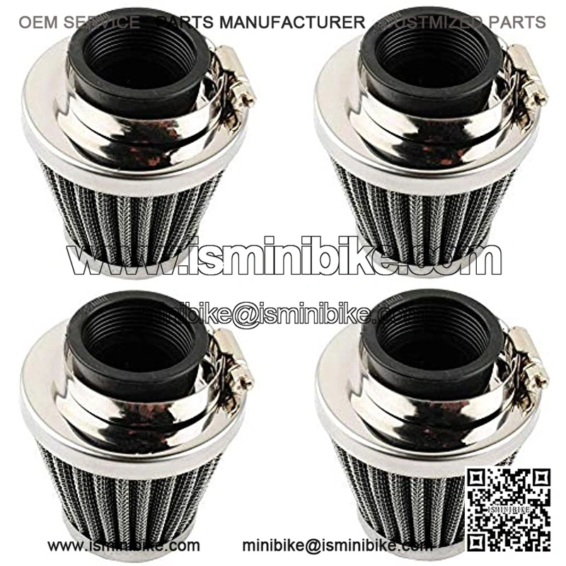 Pack of 4 Universal 35mm Air Filter Cleaner 50cc 70cc 90cc 110cc 125cc Motorcycle ATV Quad Scooter