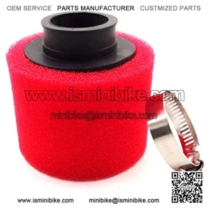 Red 38mm Foam Air Filter for CRF50 XR50 Mini Motocross Motorcycle ATV Pit Dirt Bike