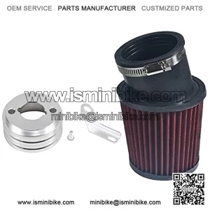 Mini Bike Air Filter With Adapter Kit For Predator 212cc Engine Racing Go Kart Cart Mini Bike