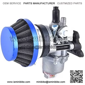 Air Filter Stack Carburetor Carb Replacement for 2 Stroke 47cc 49cc Mini ATV Quad Dirt Pocket Bike