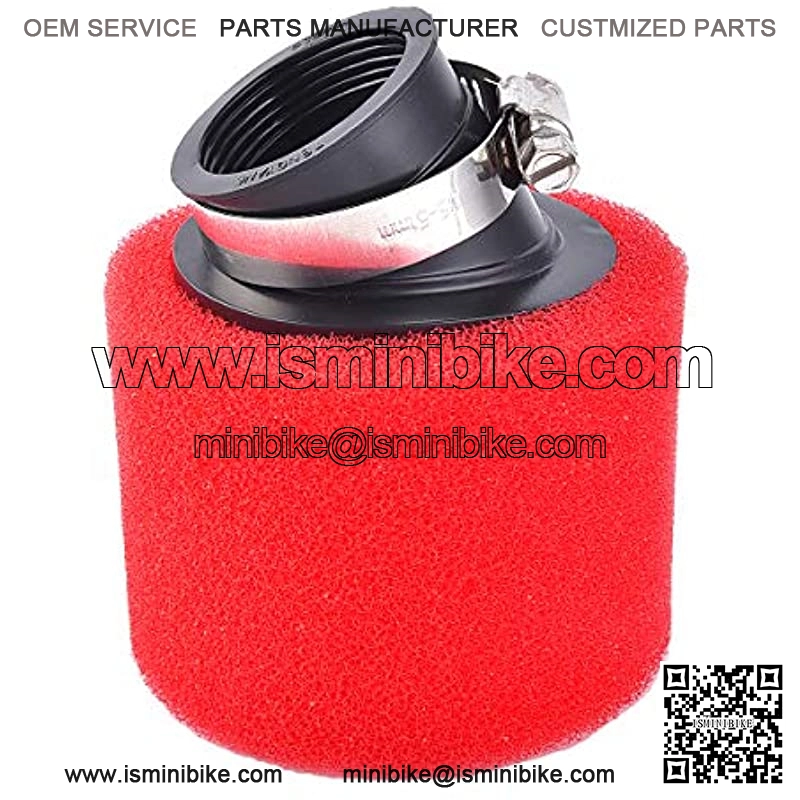 38mm Bent Angled Foam Air Filter Pod Replacement for ATV PIT Quad Dirt Bike Buggy