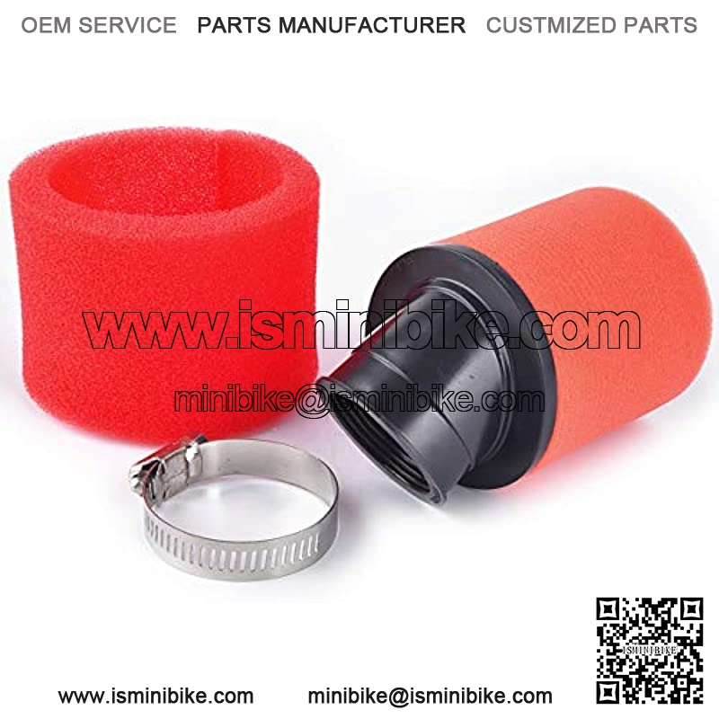 38mm Bent Angled Foam Air Filter Pod Replacement for ATV PIT Quad Dirt Bike Buggy - Image 2