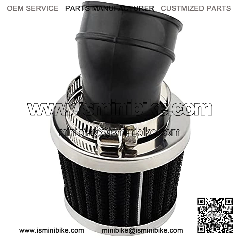 35mm 45 Degree Bend Inlet Air Filter Compatible with 50cc 70cc 90cc 110cc 125cc Kawasaki Suzuki Yamaha Motorcycle ATV Quad Dirt Bike Pit Mini Scooter Go Kart Moped - Image 2