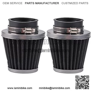 44mm Air Filter Compatible with GY6 50cc 110cc 125cc 150cc ATV Quad 4 Wheeler Go Kart Buggy Scooter Moped YAMAHA DT125 DT175 MX175 Suzuki RM85L RM85 RM80 RM65