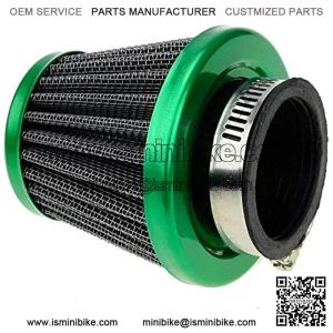 ATV 35mm Air Filter for 50cc 70cc 80cc 90cc 110cc 125cc Taotao Sunl Baja Roketa Honda CRF Dune Buggy Four Wheeler Quad Dirt Pit Bike Parts Green