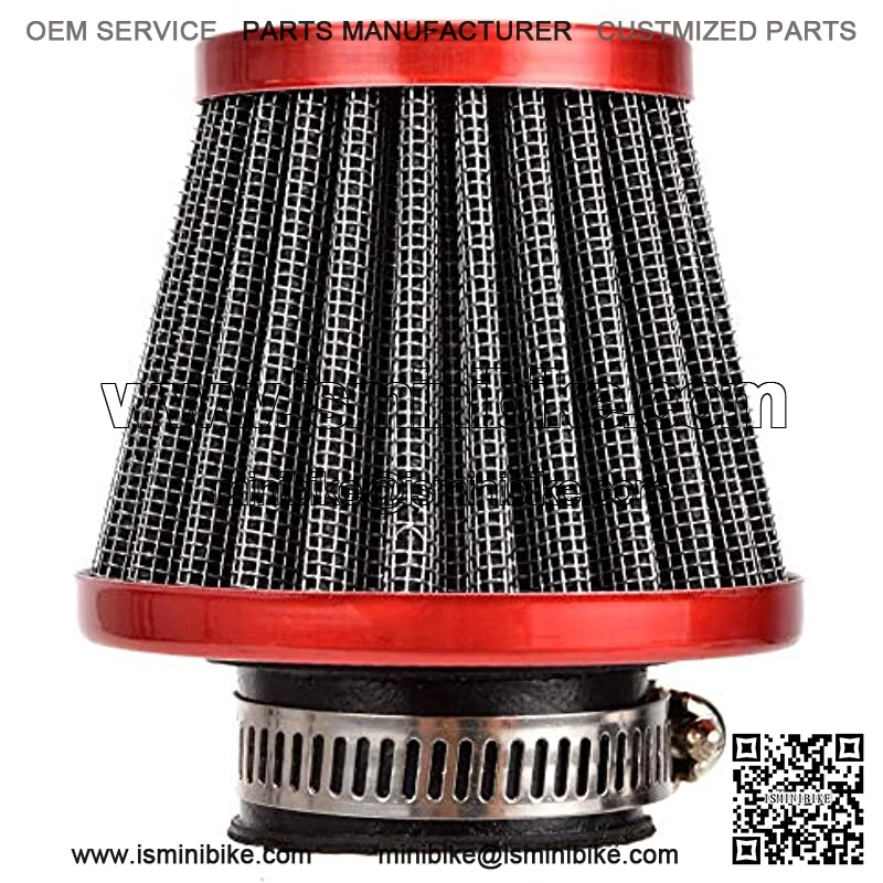 35mm Motorcycle Red Air Filter For 50cc 70cc 90cc 110cc 125cc Coolster Sunl Honda Yamaha Kawasaki Suziki ATV Quad Go Kart Pit Dirt Bike Parts - Image 4