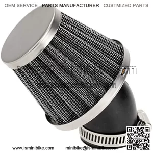 35mm Go Kart Bent Rubber Tube Air Filter Cleaner for NST SunL Kazuma Baja 50cc 70cc Coolster 110cc 125cc Atv Xr50 Crf50 CRF80F XR50R Dirt Pit Bike Scooter