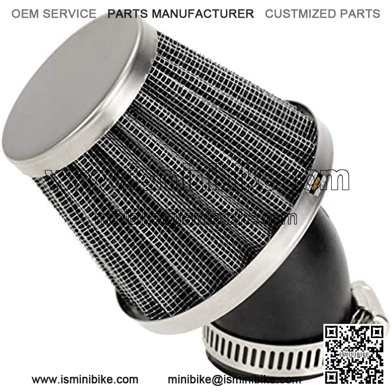 35mm Go Kart Bent Rubber Tube Air Filter Cleaner for NST SunL Kazuma Baja 50cc 70cc Coolster 110cc 125cc Atv Xr50 Crf50 CRF80F XR50R Dirt Pit Bike Scooter