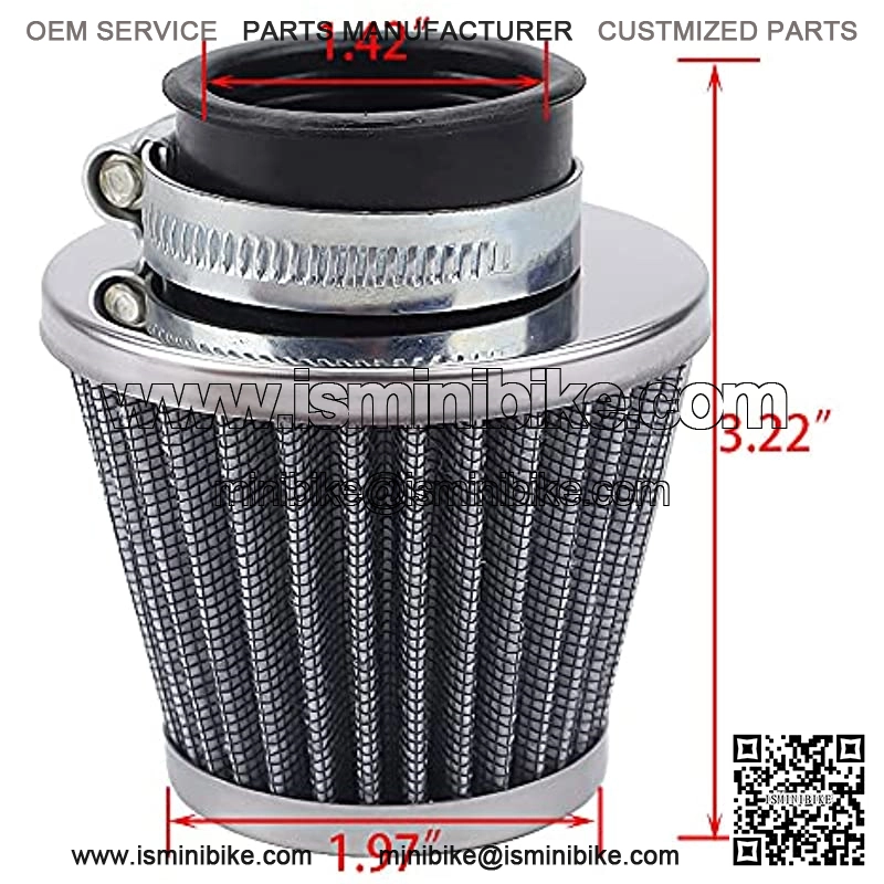 35mm Air Filter for 50cc 70cc 80cc 90cc 110cc 125cc Taotao Sunl Baja Roketa CRF ATV Dune Four Wheeler Quad Dirt Pit Bike - Image 2