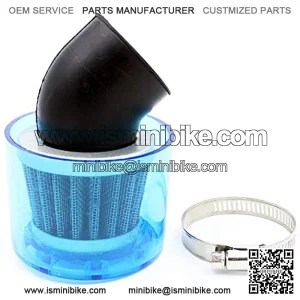 35mm Air Filter Cleaner 45 Degree Bend Splash Proof Plastic Cover Waterproof 50cc - 90cc 110cc 125cc Motorcycle ATV Quad Scooter Go Kart Moped Pit Dirt Racing Super Pocket Bike Baja TaoTao
