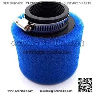Foam Blue 45mm Air Filter Cleaner For 125cc 140cc 150cc Engine Carburetor ATV Quad Pit Dirt Bike Go Kart Scooter Motorcycle
