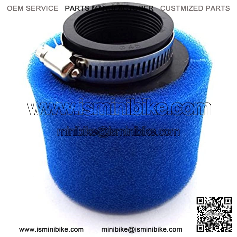 Foam Blue 45mm Air Filter Cleaner For 125cc 140cc 150cc Engine Carburetor ATV Quad Pit Dirt Bike Go Kart Scooter Motorcycle