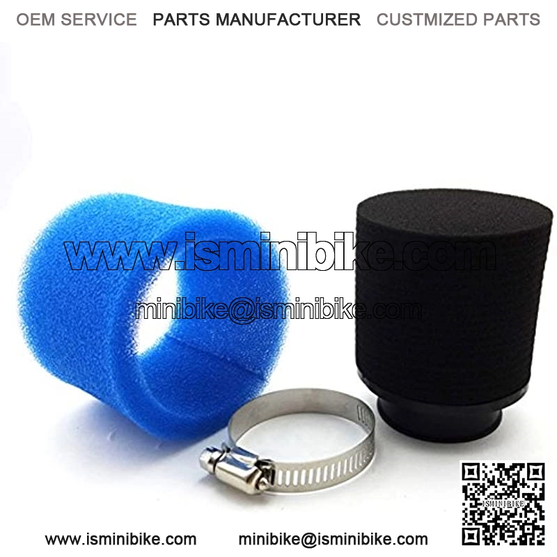 Foam Blue 45mm Air Filter Cleaner For 125cc 140cc 150cc Engine Carburetor ATV Quad Pit Dirt Bike Go Kart Scooter Motorcycle - Image 4