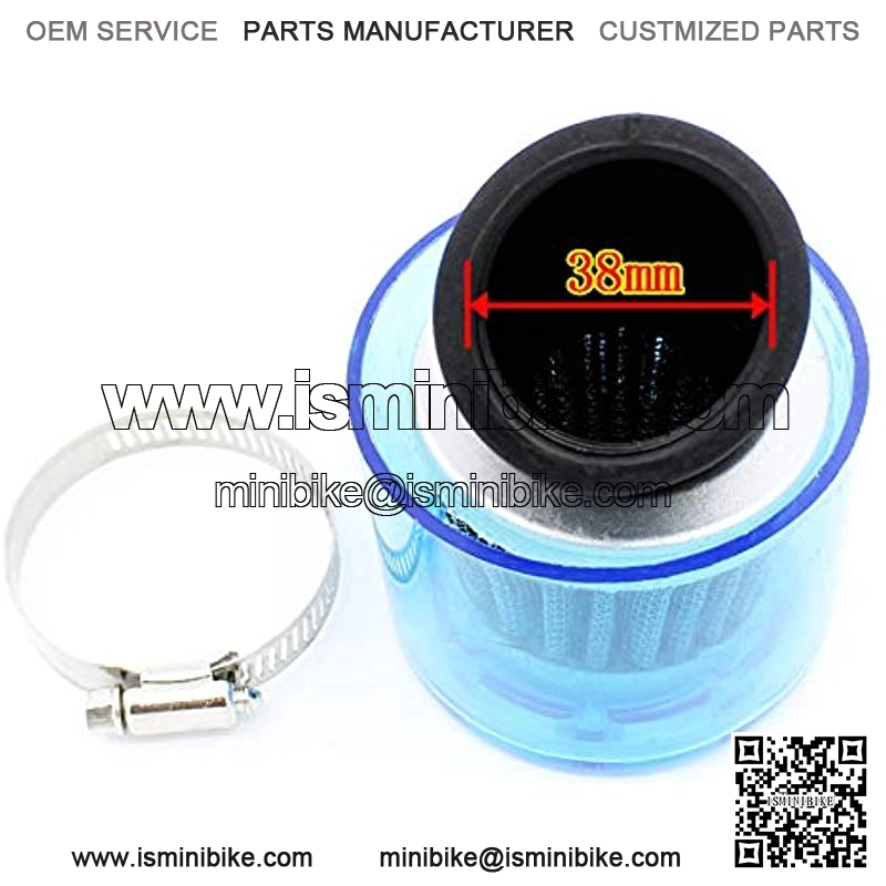 38mm 39mm Air Filter Cleaner 45 Degree Bend Splash Proof Plastic Cover Compatible for 50cc 90cc 110cc 125cc 140cc 200cc Motorcycle ATV Scooter Quad Go Kart Moped Pit Dirt Racing Bike GY6 - Image 2
