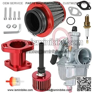 VM22 Mikuni - Filtro de aire para carburador con mini filtro de aire para Predator 212cc 196cc 6.5hp GX160 GX200 Baja Mb200 Ct200u BT200x KT196 Ct200u-ex Go Kart Mini piezas para bicicleta