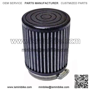 4" Straight Air Filter Cleaner, K&N Style Go Kart Racing Cart Parts Briggs Clone