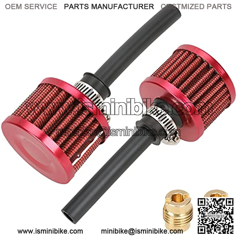 212cc Air Filter Jet Kit Cold Air Intake Filter Breather Turbo Vent Cleaner for Predator 196cc 6.5Hp GX160 GX200 CT200U BT200X CT200U-EX KT196 Go Kart Engine Mini Bike Car and Motorcycle 2 PCS
