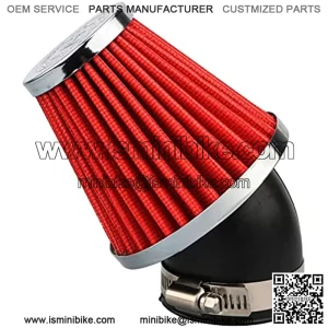 48mm Air Filter"Motorcycle Air Filter High Performance Air Filter for Pit Bike HONDA YAMAHA SUZUKI KAWASAKI KTM ATV SSR TTR Dirt Bike Mini Bike GY6 AJS
