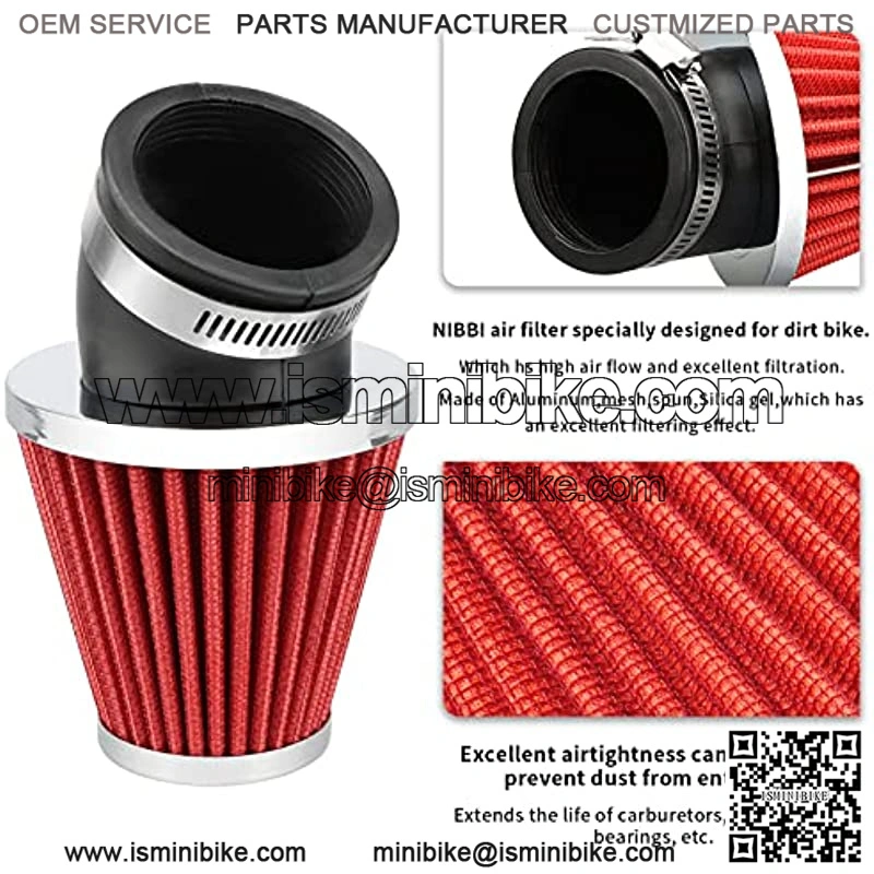 48mm Air Filter"Motorcycle Air Filter High Performance Air Filter for Pit Bike HONDA YAMAHA SUZUKI KAWASAKI KTM ATV SSR TTR Dirt Bike Mini Bike GY6 AJS - Image 5