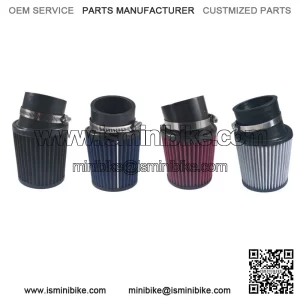 62mm 2-7/16" Air Filter For Predator 212CC GX160 GX200 Racing Mini Bike Go Kart