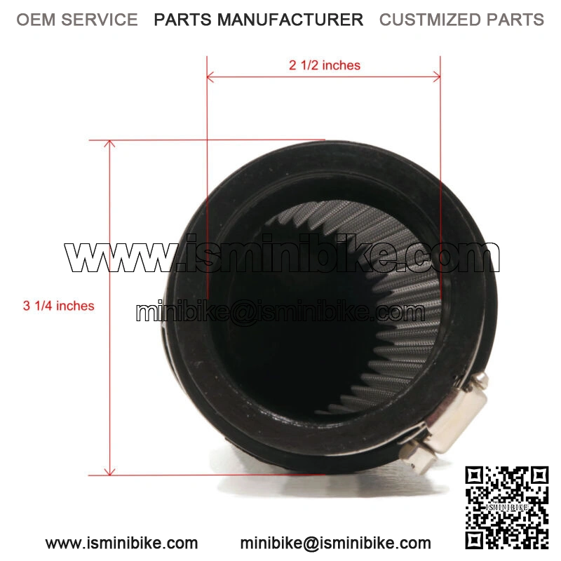 Inlet Air Filter Kit for Baja Motorsports MB165, MB200 Mini Bike Engines - Image 2