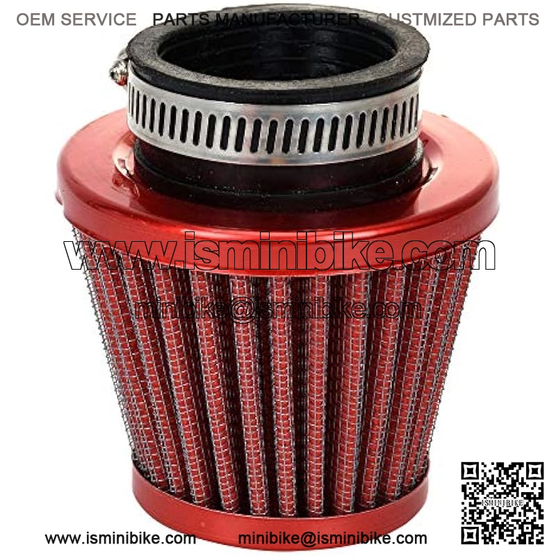 38mm Air Filter Cleaner for Predator 196cc 200cc 212cc 6.5hp GX160 GX200 Coleman CT200U CT200U-EX BT200X KT196 Baja Warrior Heat MB200 MB165 Massimo TrailMaster Mini Bike Go Kart Cart Parts Red/Green - Image 2