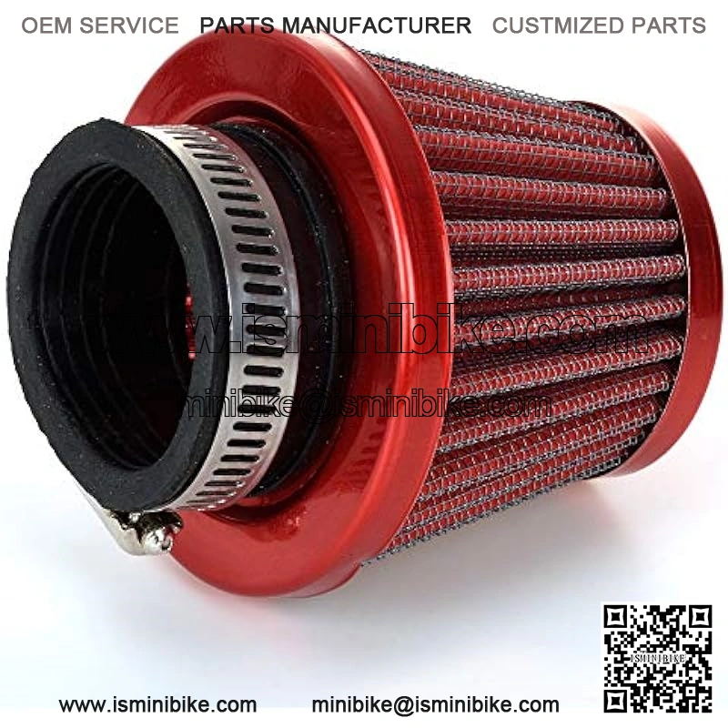 38mm Air Filter Cleaner for Predator 196cc 200cc 212cc 6.5hp GX160 GX200 Coleman CT200U CT200U-EX BT200X KT196 Baja Warrior Heat MB200 MB165 Massimo TrailMaster Mini Bike Go Kart Cart Parts Red/Green - Image 3