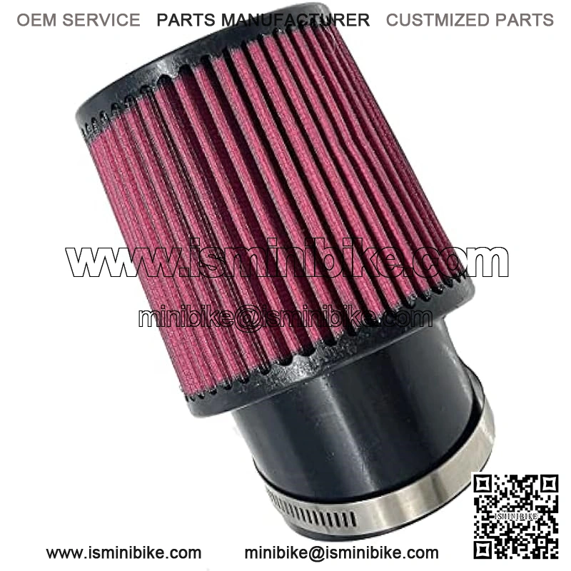62mm Inlet Air Filter Cleaner for Predator 212cc 6.5 HP 196cc GX160 GX200 BT200X CT100X CT100U CT200U CC100X RTK100 RB200 Baja MB165 MB200 Trailmaster mid XRX Go Kart Cart Mini Bike