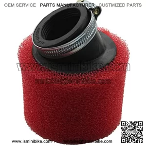 38mm Bent Angled Foam Air Filter Pod for PIT Quad Dirt Bike ATV Buggy