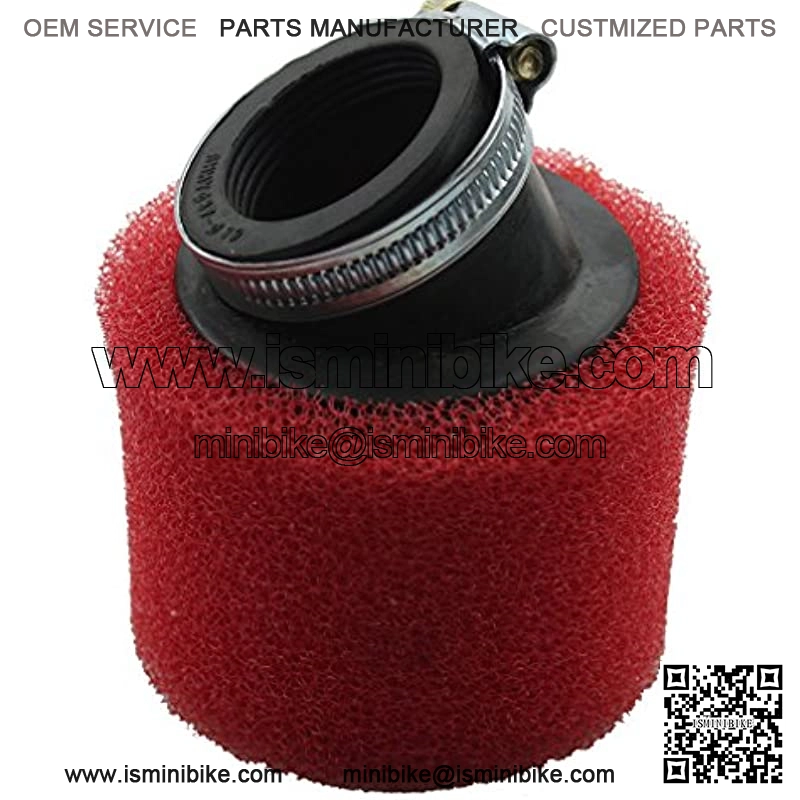 38mm Bent Angled Foam Air Filter Pod for PIT Quad Dirt Bike ATV Buggy