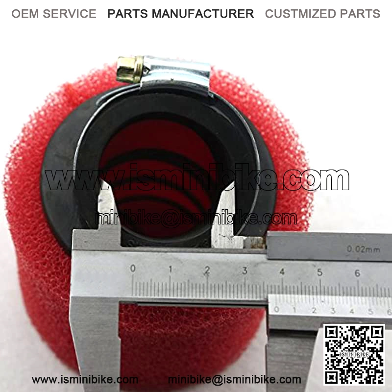 38mm Bent Angled Foam Air Filter Pod for PIT Quad Dirt Bike ATV Buggy - Image 3