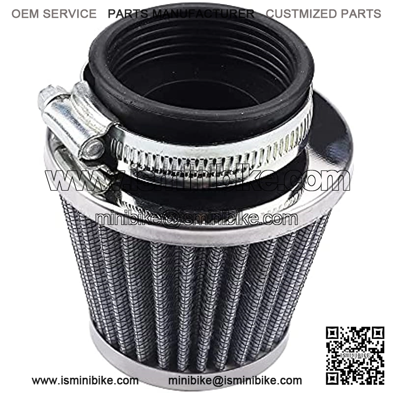 GY6 42mm Clamp-On Air Filter Pod Compatible With GY6 125CC Taotao 150CC Air Intake Dirt Bike CB/CG 200CC 250CC Yerf dog Go Kart Parts (Pack of 3) - Image 2