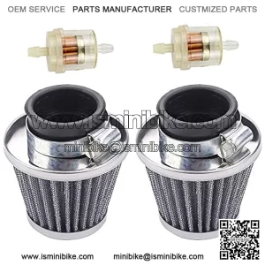 35mm Air Filter Cleaner for 50cc 70cc 80cc 90cc 110cc 125cc TaoTao Buyang Coolsport Lifan Kazuma Meerkat Sunl Baja Roketa CRF ATV Dune Buggy Dirt Pit Bike Go Kart Quad