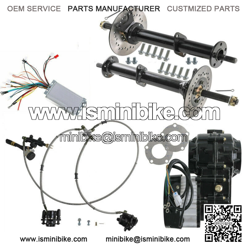 1000W 48V Electric Differential Motor Controlle + 40" Rear Axle kit for Go kart