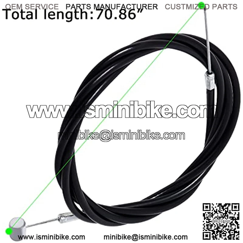 Go Kart 4" Band Brake & 4" Drum & Pin Kit with Throttle Cable fits for Go Kart Mini Bike ATV - Image 3