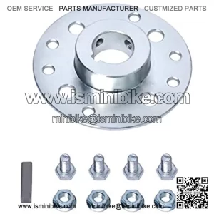 Sprocket Hub for Go Kart 1" Bore & 1/4" Keyway Sprocket and Brake Mounting Hub