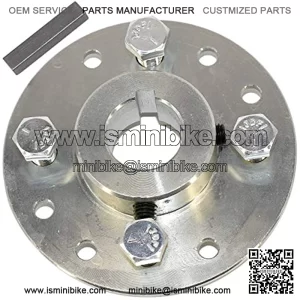 2562 Go kart Sprocket Hub, 1" bore, 1/4" keyway
